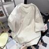 Женская футболка с коротким рукавом, летний свободный повседневный топ для пар для мужчин и женщин