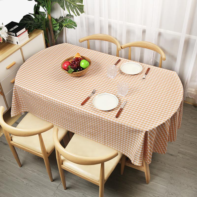 Овальная скатерть водонепроницаемая маслостойкая ПВХ крышка стола чехол декоративный обеденный стол кофейня свадебный декор красивая крышка стола