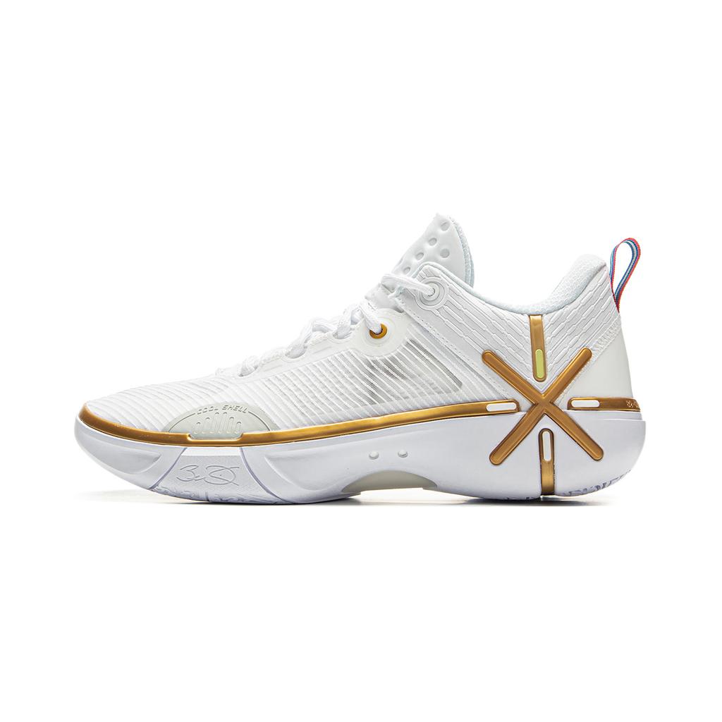 Кроссовки для баскетбола Li Ning Wade Series, удобные, универсальные, нескользящие, износостойкие, с низким верхом, мужские, белые ABPV021-1