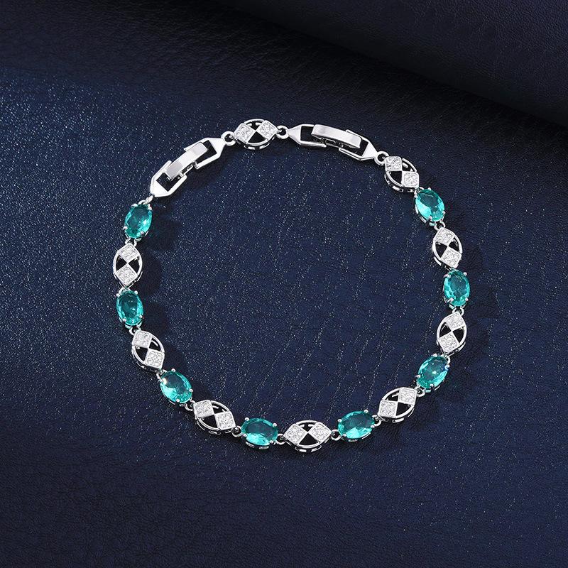 Браслет из натурального диопсида с высокой чистотой огненных цветов, сверкающий браслет в дворцовом стиле с тонкой инкрустацией для женщин