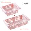 Kitchen Fridge Drawer Organisers Retractable Refrigerator Partition Storage Rack Plastic Fridge Shelf Holder Box for Vegetables And Fruits