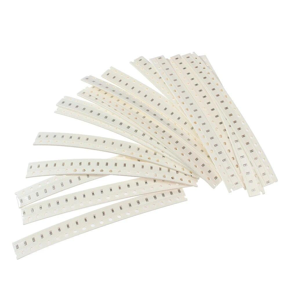 320 шт., 16 значений, конденсаторы SMD, ассорти, набор 0603 0805 1206 10pf ~ 226M 102 103 104 105 106 474 475 для комплекта электроники