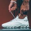 Fashion Men's Sports Shoes Mesh Breathable Shoes Blade Bottom Wear-resistant Large Size Men's Shoes