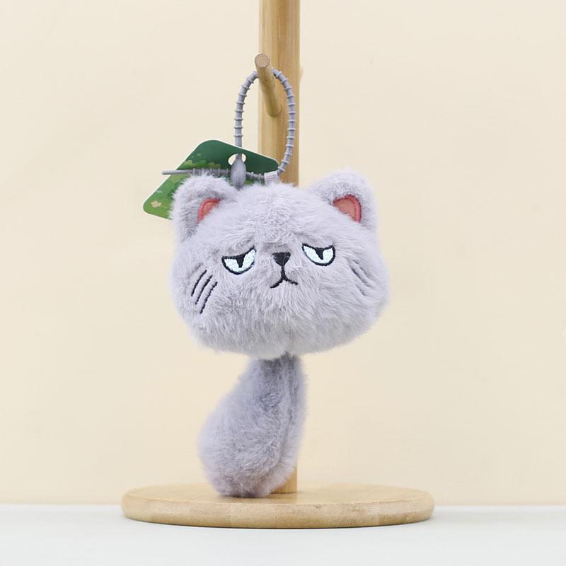 Plushie Cat Mini Keychain With Pp Cotton Stuffing For Bag Accessories Keychains