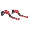 AL-mart Collapsible Telescopic 6 Stage Adjustable Brake Clutch Lever Set Kawasaki GPZ1100 1995-1998 GPZ900R 1990-1993