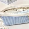 Corduroy Pen Bag Zipper Pen Box Creative Stationery Storage Bag  Students Gift