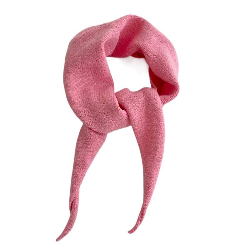 Windproof Winter Cashmere Scarves Soft Women Cashmere Shawl Elegant Knitted Triangle Scarf Girls