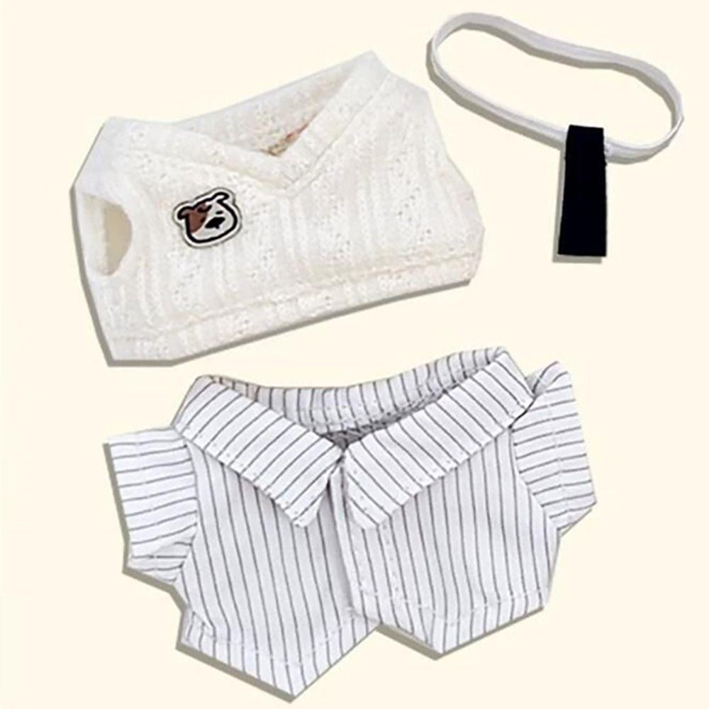 Крутая рубашка галстук жилет брюки худи костюм милый повседневный наряд модные кукольные аксессуары