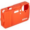 Силиконовый чехол Nikon CF-CP3 OR оранжевый (для цифровой фотокамеры Nikon COOLPIX W300)