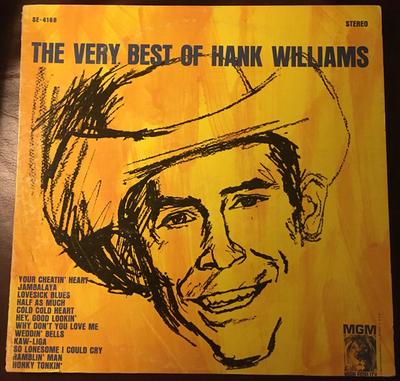 LP Пластинка ХЭНК УИЛЬЯМС - The Very Best Of Hank Williams E4168 MGM Records UK Кантри Б/У
