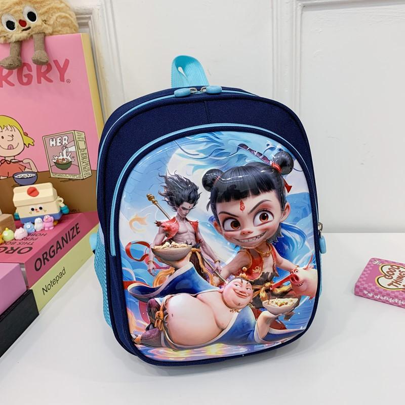 National Manga Cartoon Boys And Girls Backpack Kindergarten Primary School Students Schoolbag Foreign Style Printing Large Capacity Backpack