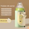 Чехол для подогрева бутылочек Портативный подогреватель детских бутылочек Быстрый нагрев USB Type C Интеллектуальный контроль температуры Подогреватель бутылочек