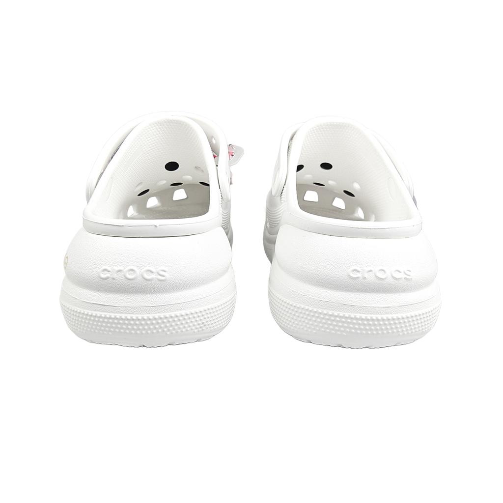 Crocs Круш Клог ЭВА Поздняя Звезда Ручные Кегли Сладкое Настроение Нежный Сладкий и Изысканный Обувь с Отверстиями Унисекс Белый