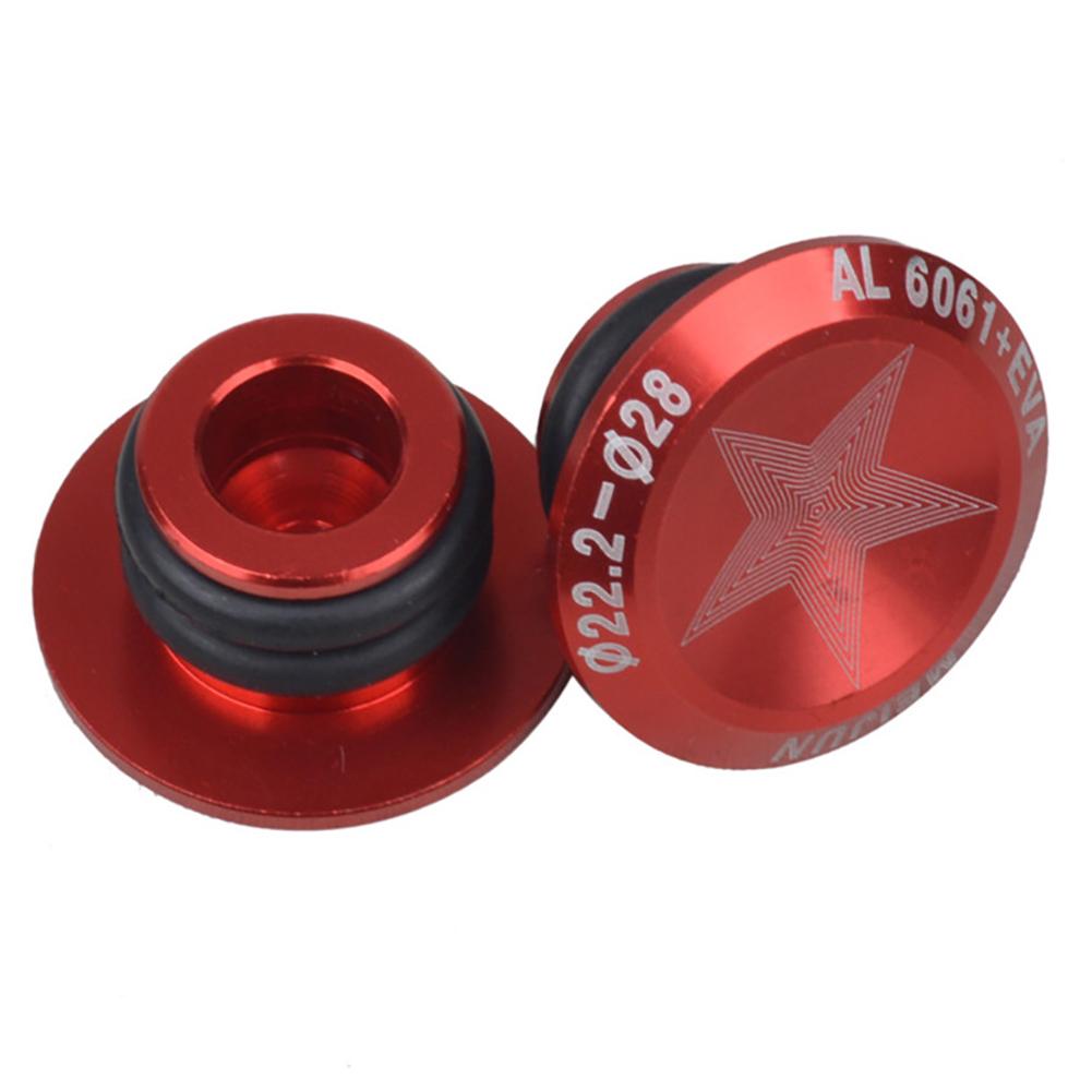 Спортивный модный уличный набор из 2 шт., алюминиевый руль для горного велосипеда, ручки из сплава, заглушки, концы стержней