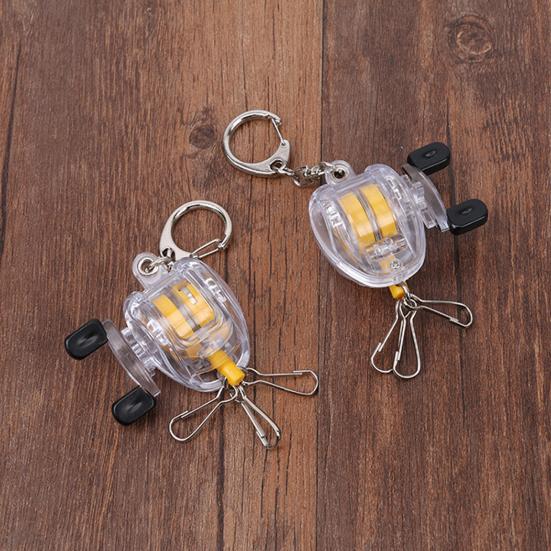 Брелок Портативный Противопотерянный Стальной Трос Выдвижная Рыболовная Катушка Брелок для Рыбака