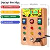 Cross-border Children's LED Interactive Busy Board Educational Toy