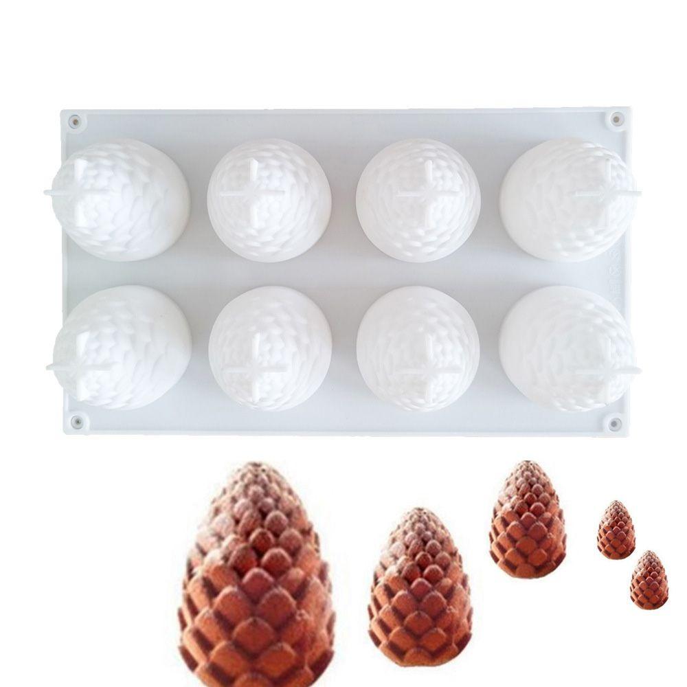 Mold Food Grade Cake Tools Silicone Christmas Decor Cupcake DIY Pine Cone Mould Resin Mold