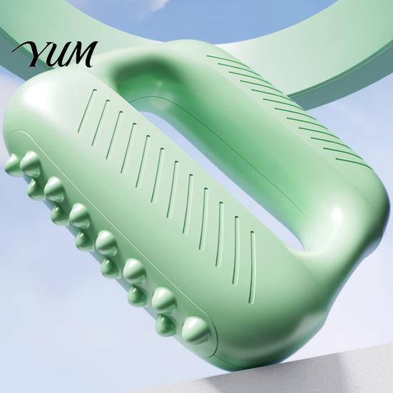 Electric Muscle Recovery Device Mini Fascia Massager, Portable Relaxation Massage Ring with LCD Display, Adjustable Calf And Thigh Massager