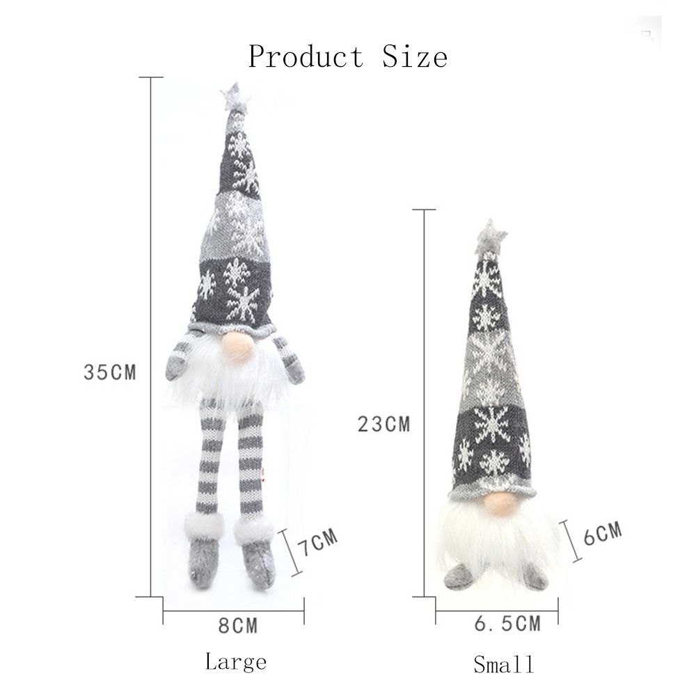 Festival Ornaments Decoration Celebration Gift Old Man Rudolph Glowing Elf Dwarf Goblin Lights Doll