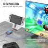 TOPWOLF HS-SW250 For Nintendo Switch/Switch OLED Dock 4K HD USB 3.0 Hub Adapter USB C Splitter TV Docking Station