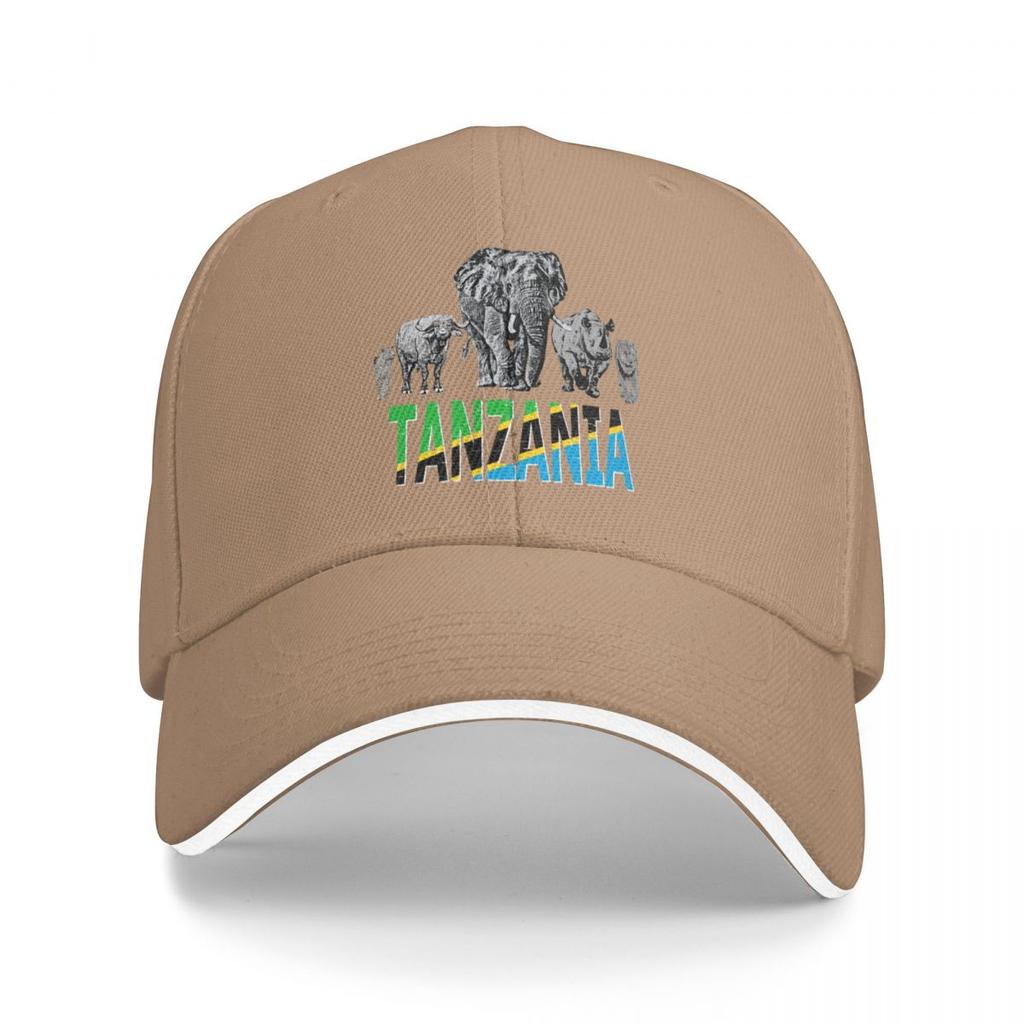 Africas Big 5 Animals for Tanzanians Baseball Cap golf hat genuine Golf Hat Man Hats For Women Mens