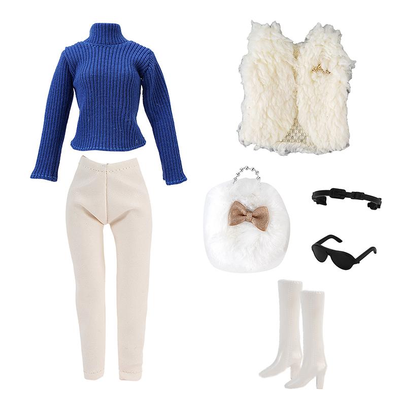 1 комплект одежды для кукол своими руками, обувь, зимние свитера, штаны, одежда для кукол-девочек, аксессуары для кукол 30 см, подарочные игрушки для девочек