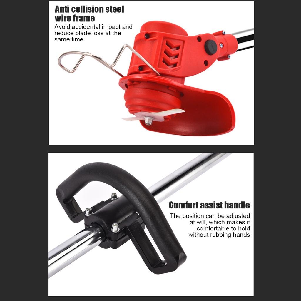 Портативный триммер для травы Аккумуляторный газонный триммер с аккумуляторами Садовые наборы электроинструментов для кошения Электрический триммер