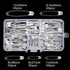 150Pcs/Box 27/32/38/45/55mm Safety Pins DIY Sew Brooch Durable Sewing Tools  for Clothes Sewing