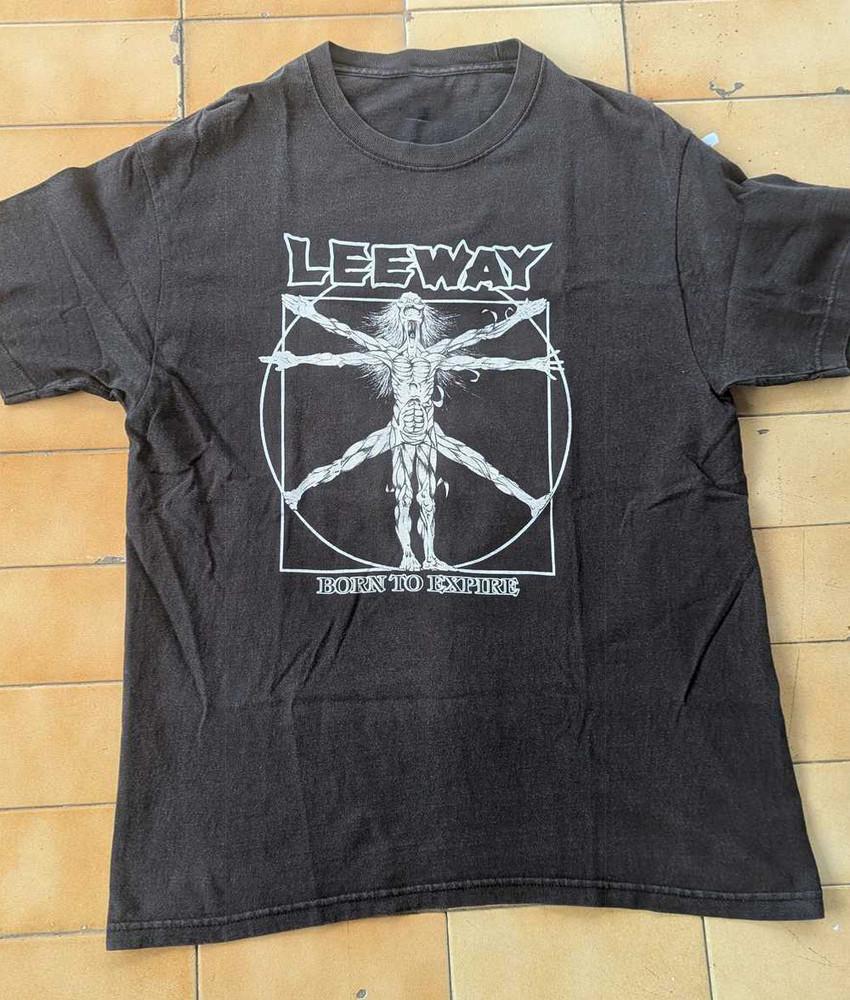 LEEWAY Band Футболка BORN TO EXPIRE Хлопок Взрослая S-5XL MK588 Унисекс Футболка