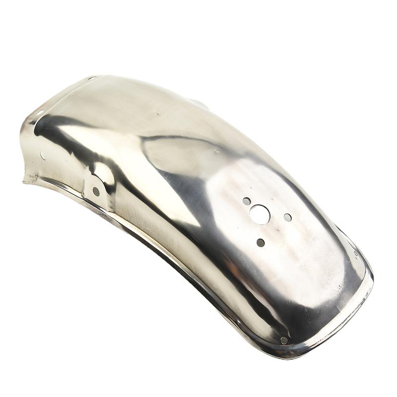 Rear Mudguard Parts Stainless Steel Fender Motorcycle Prevent Splash Replaces 16.73in Chrome For Suzuki GN125/GN250 High Quality