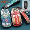 Leather Car Key Case for Chery Omoda C5 Tiggo 8 Pro 8plus New 5 Plus 7pro Keychain Bag Shell Remote Protection Cover Accessories