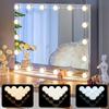 LED Mirror Makeup Light - Adjustable Bulbs, Color And Brightness Adjustable, USB Cable For Makeup Enthusiasts - Perfect for Vanity, Bedroom Bathroom