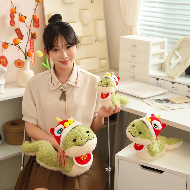 Adorable Snake Plush Toy 2025 Zodiac Year Lucky Gift Soft Cute Stuffed Animal