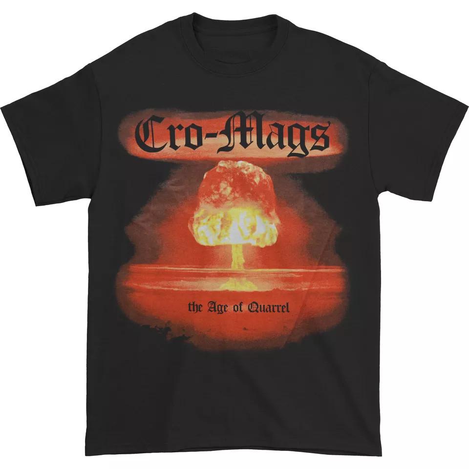 Футболка Cro-Mags The Age Of Quarrel Черная Полный Размер S-5XL Унисекс