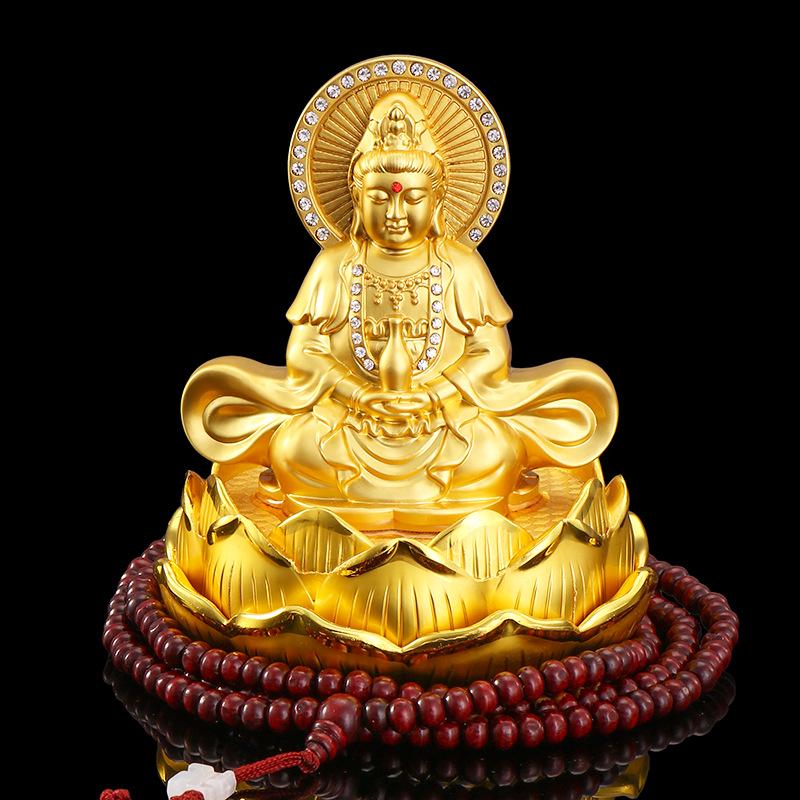 Украшение для автомобиля в виде парфюма из сплава «Лотос Гуаньинь» — аксессуар для интерьера в виде тысячи рук Гуаньинь