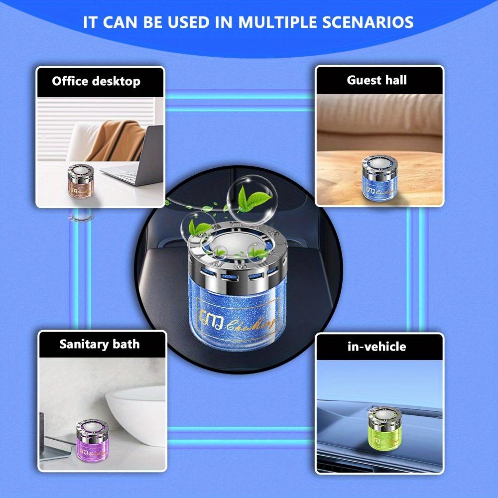 Luxury Gel Car Air Freshener Cup Holder Design 6 Month Botanical Scent