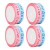8 Rolls 5 Yards Baby Shower Satin Ribbon Pink Blue Theme Ribbon Wrapping Ribbon Decoration for Baby