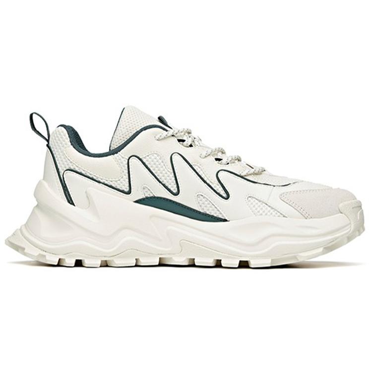 Anta Hot Textile, Synthetic Leather Cushioning Slip Resistant Abrasion Resistant Breathable Low top Chunky Sneakers 912118886-1