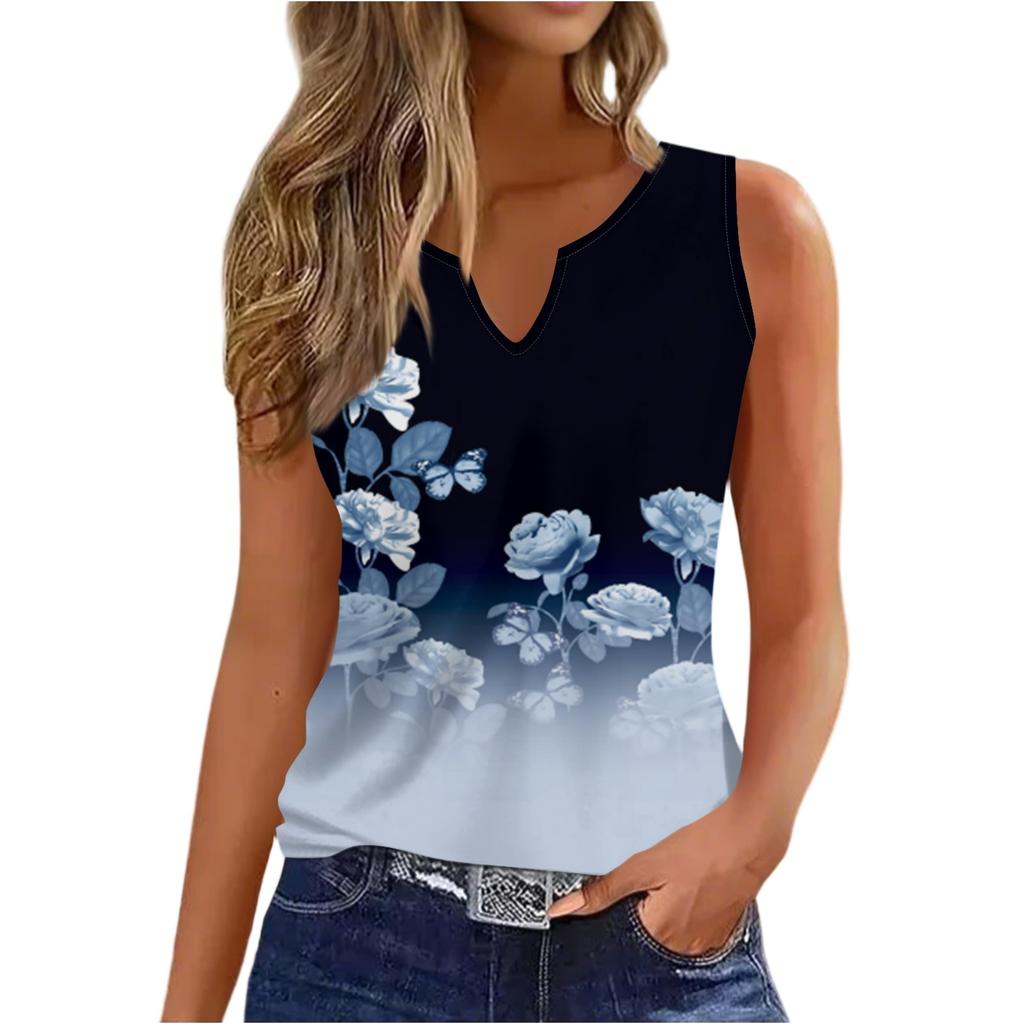 Женская мода повседневная жилетка без рукавов V-образный вырез пуловер футболка топы