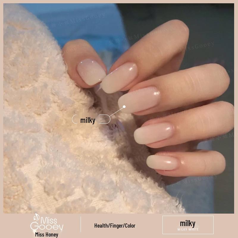 Лето 2025 Ледяной Прозрачный Телесный Гель-лак для Ногтей - Популярная Серия Отбеливающих Желейных Цветов