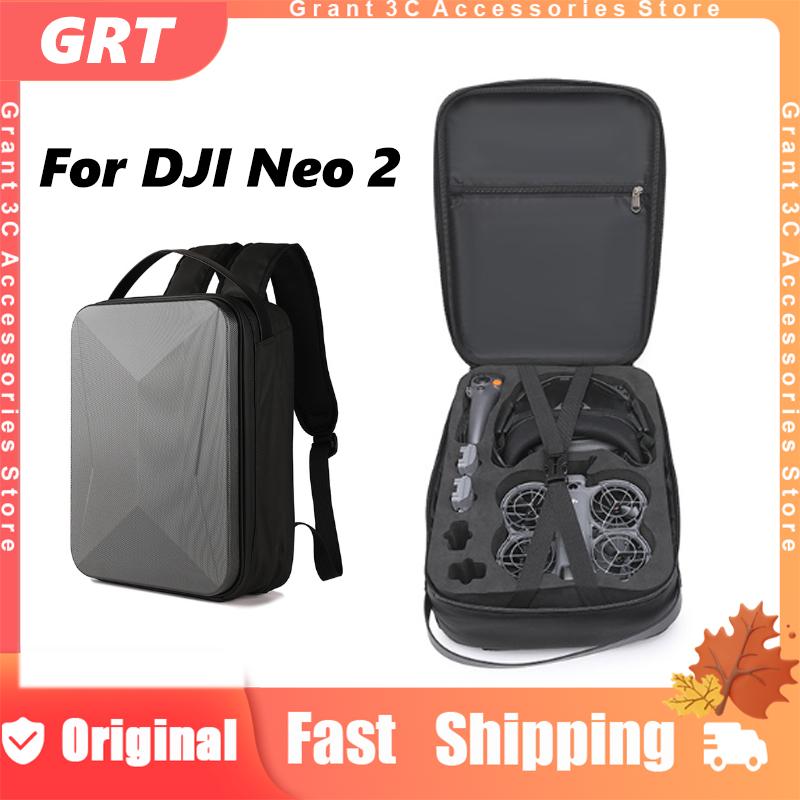 GRT Portable Storage Bag For DJI Neo 2 Motion Fly More Combo Backpack Hard Outdoors Carrying Case Neo2 Drones Accessories