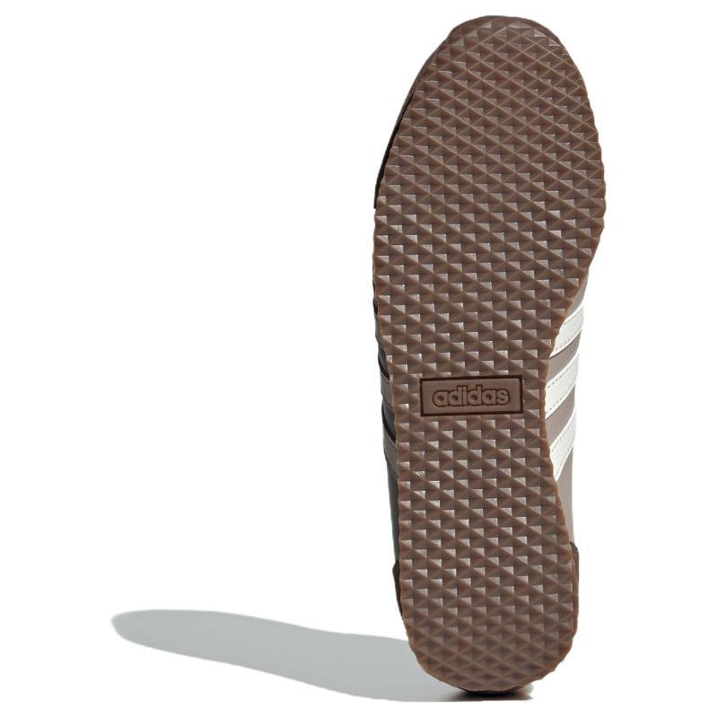 Adidas VS JOG 2.0 Abrasion Resistant Low Top Casual Shoes Unisex Gray Brown Sneakers JS1032