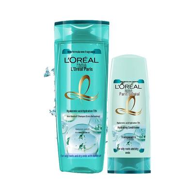 Набор L'Oréal Шампунь и Кондиционер Увлажняющие Против Перхоти с Гиалуроновой Кислотой