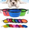 Silicone Pet Accessories Portable Travel Bowl For Dog Small Mudium Dog Popular Feeder Utensils Folding Pet Outfit Dog Bowl Accessories