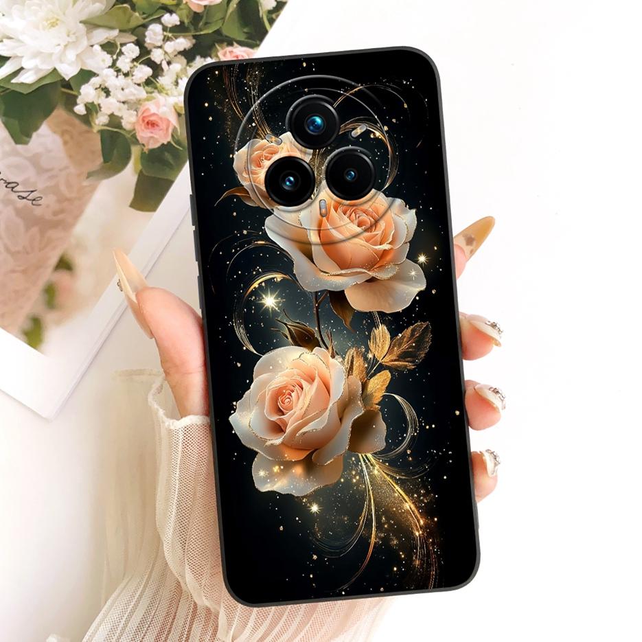 Чехол для Realme 14 Pro 5G RMX5056 Крутой Чехол с Рисунком Совы и Дракона Мягкий Силиконовый Чехол Для Realme 14 Pro Plus Realme14 Pro+ 5G Корпус