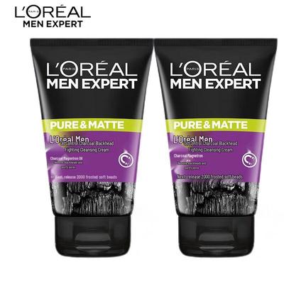 L'Oréal Men Expert Угольный Очищающий Гель для Лица Контроль Жирности Против Черных Точек