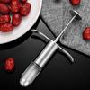 Нержавеющая сталь Cherry Pitter Эргономичный простой инструмент для удаления сердцевины красного финика, инструмент для удаления фруктовых и оливковых косточек, кухонный инвентарь