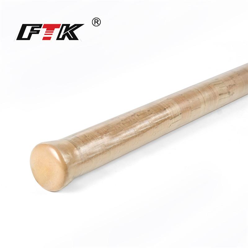 FTK Вращающаяся удочка 99% Высокоуглеродистая сверхтвердая удочка 2 секции Бесплатная удочка 2 запасных наконечника удочки