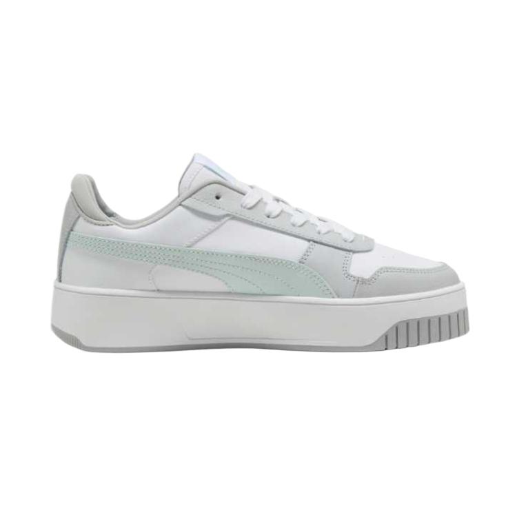 Puma Carina Street Удобные Низкие Кроссовки Женские Кроссовки Белые Серые 389390-43