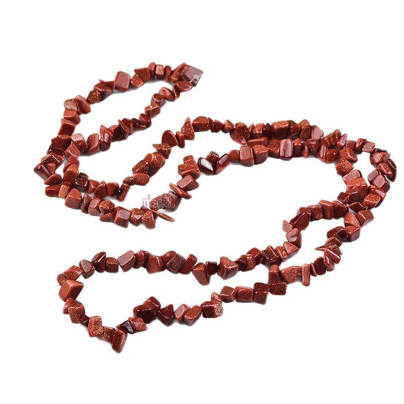 Натуральные разноцветные хрустальные бусины из крошки - Агат, Халцедон, Флюорит, Гранат